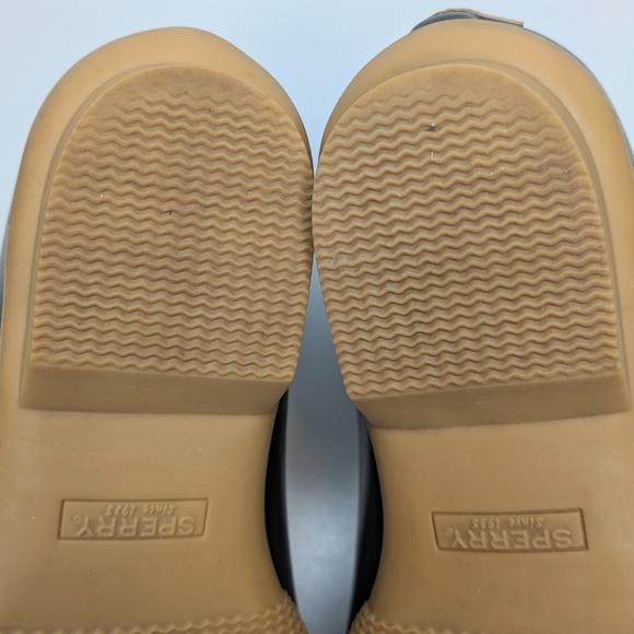 Sperry Saltwater Duck Boot Brown Leather Rubber Women's Size 7.5 - Picture 7 of 10